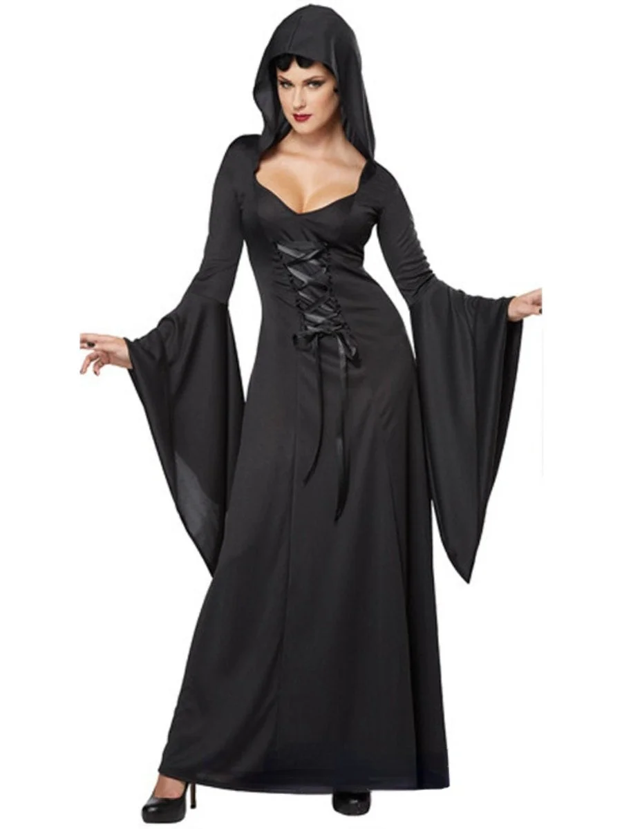 Costumes Of Halloween For Women Cosplay Magic Witch Dress Queen Costume