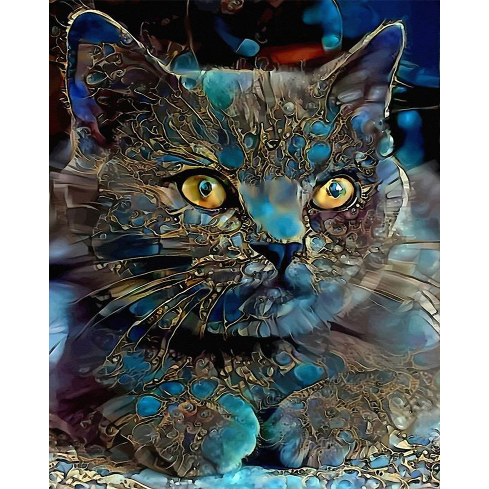 Cat in different forms-Paint by Numbers-16"x20"/40x50cm