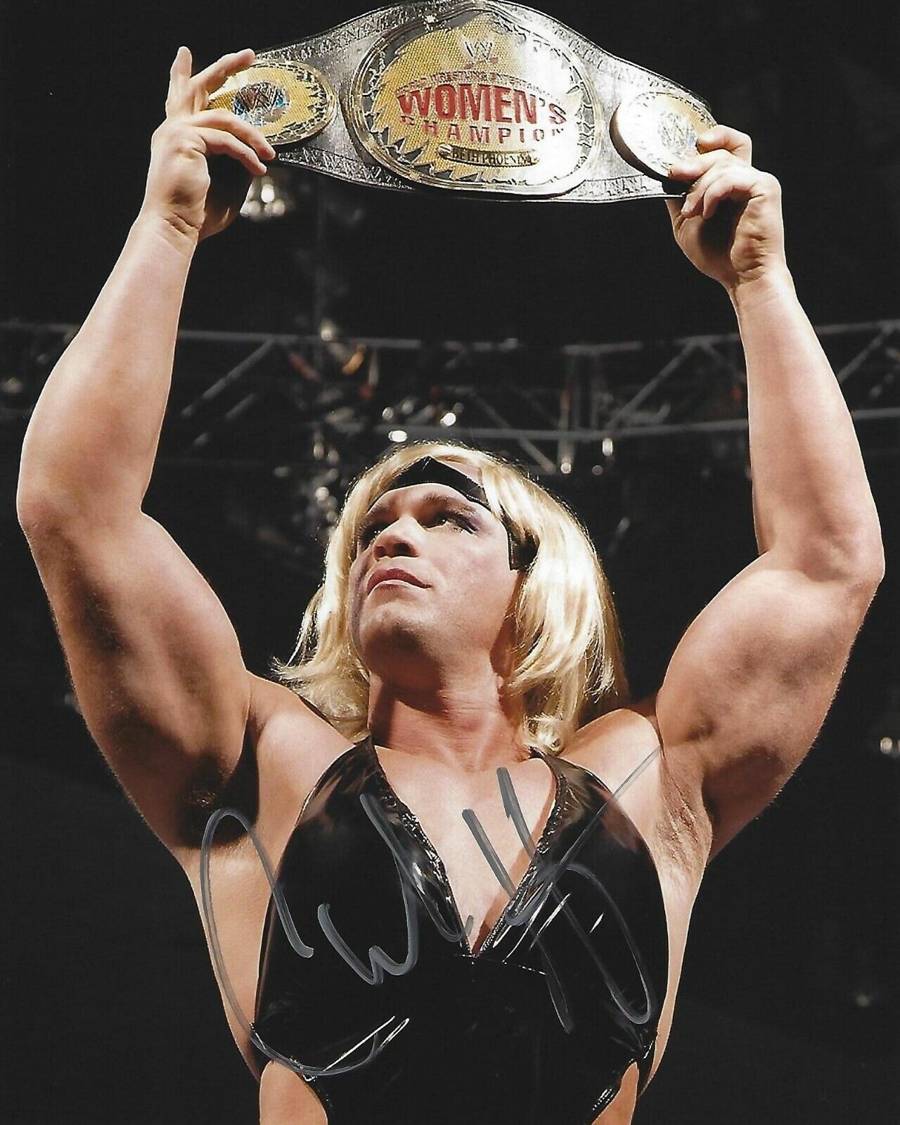 Charlie Haas Signed 8x10 Photo Poster painting ROH WWE Beth Phoenix Cosplay Picture Autograph 08