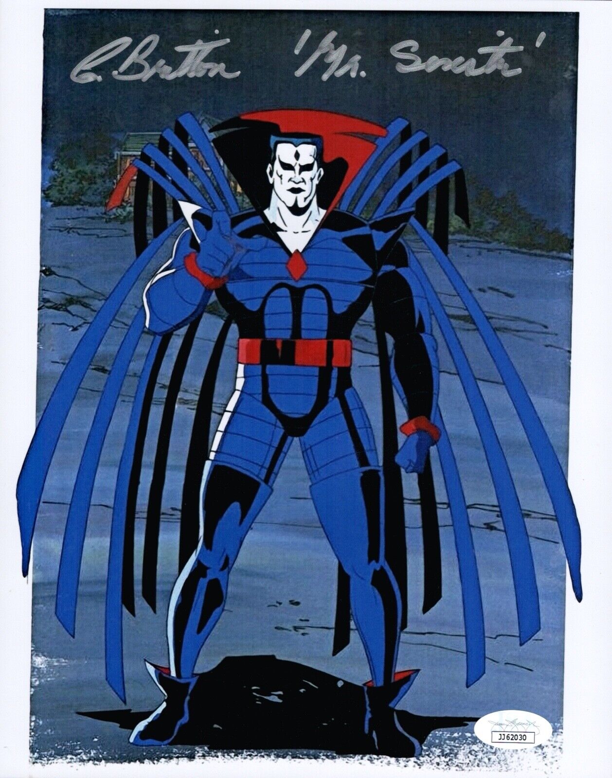 CHRIS BRITTON Signed X-MEN 8x10 Photo Poster painting MR. SINISTER Autograph JSA COA Cert