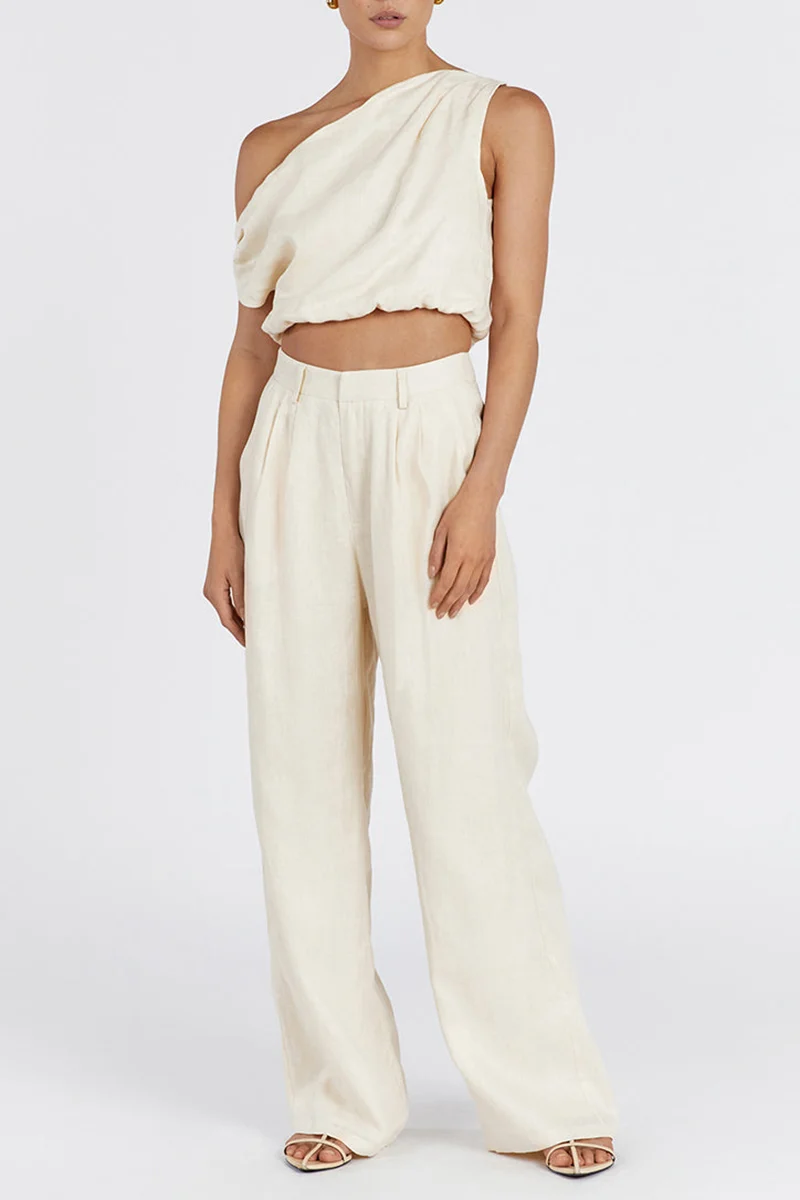 NewAsia Strapless Boned Corset And Pants Set Crop Top And Flare Trousers Set  High Waist Summer Pants Suit For Women LJ201120 From Luo02, $28.02