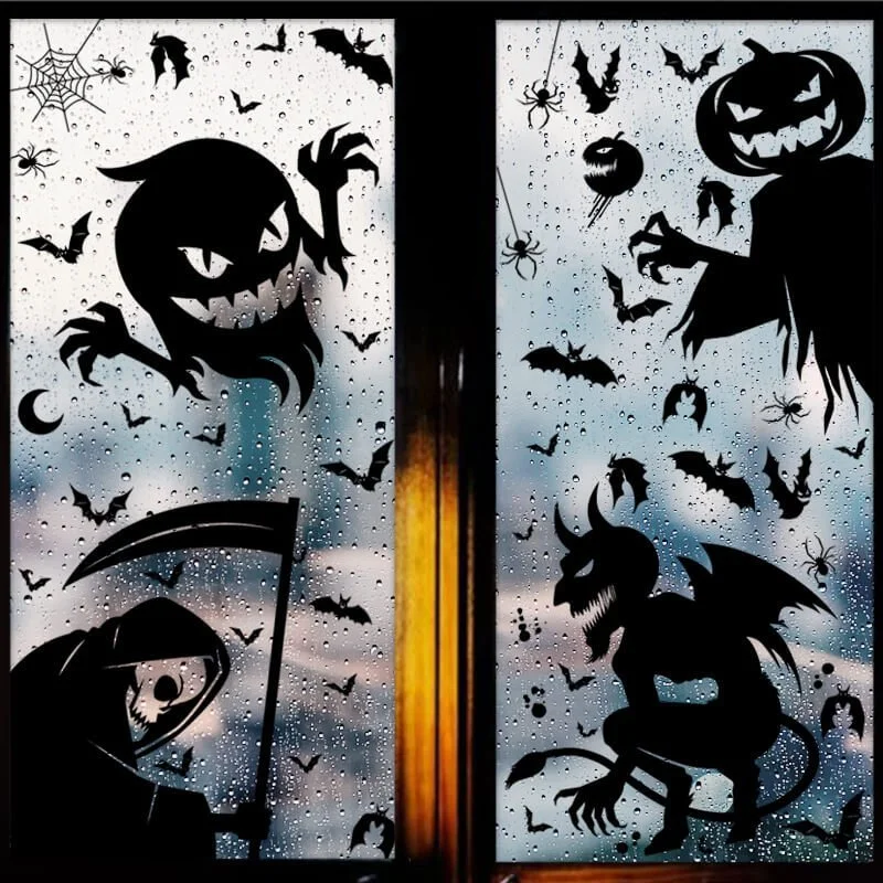Halloween Giant Ghost Monster Ghost Shadow Window Sticker