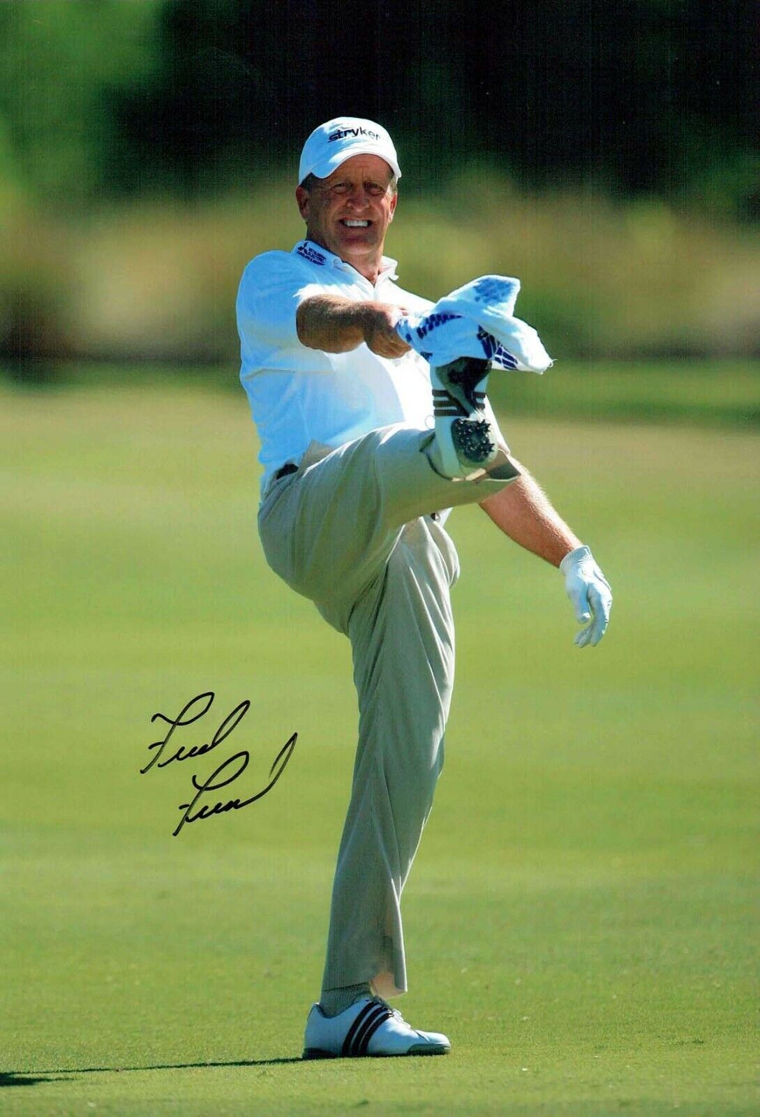 Fred FUNK SIGNED Autograph 12x8 Photo Poster painting AFTAL COA PGA Golf Tour Player