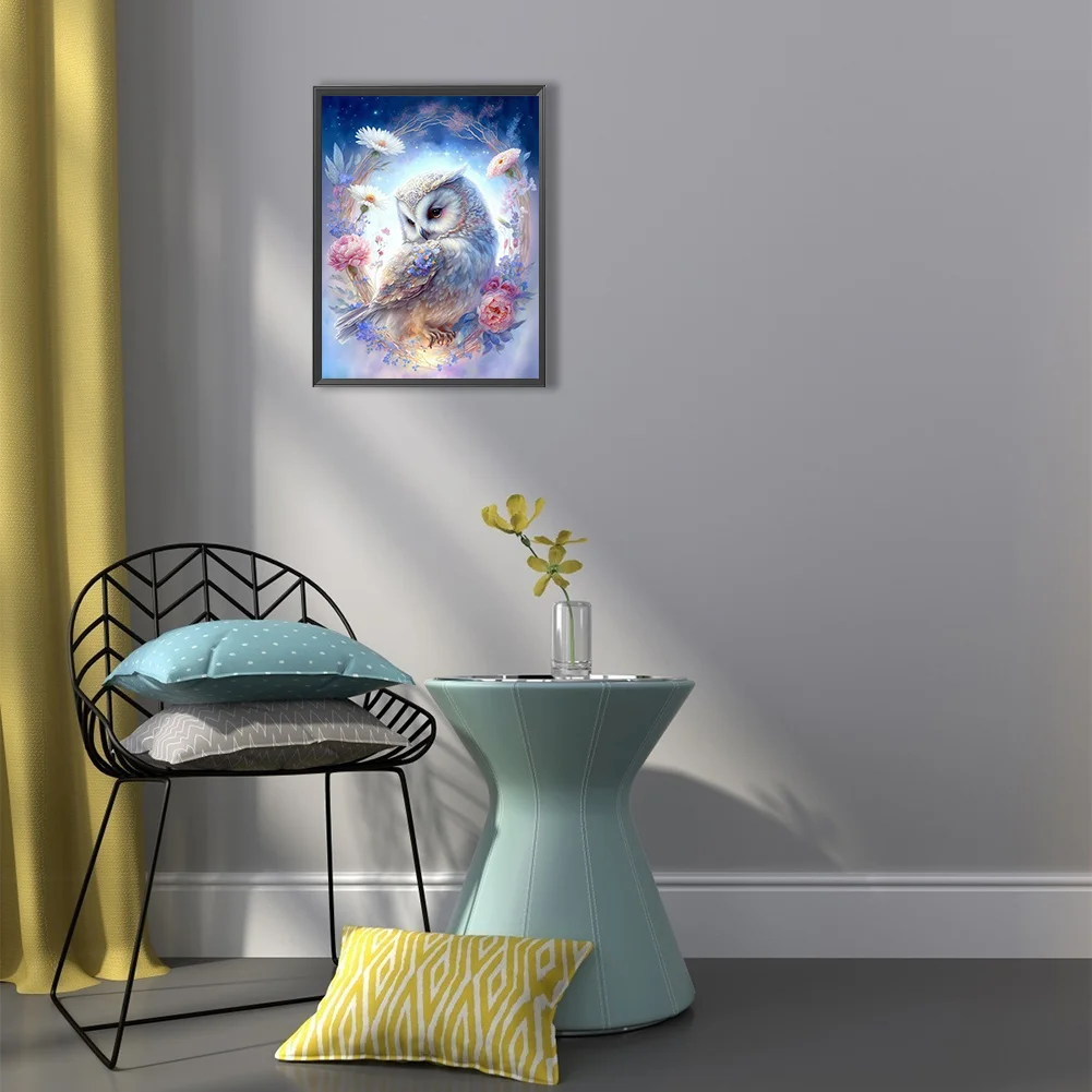 Diamond Painting - Full Round Drill - Owl(30*40cm)