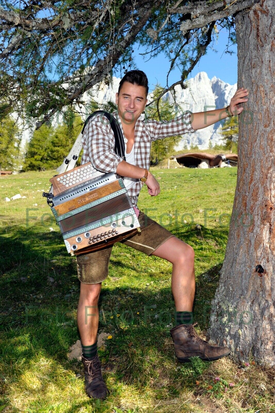 Andreas Gabalier Volks Musik Foto 20 x 30 cm ohne Autogramm (Be-42