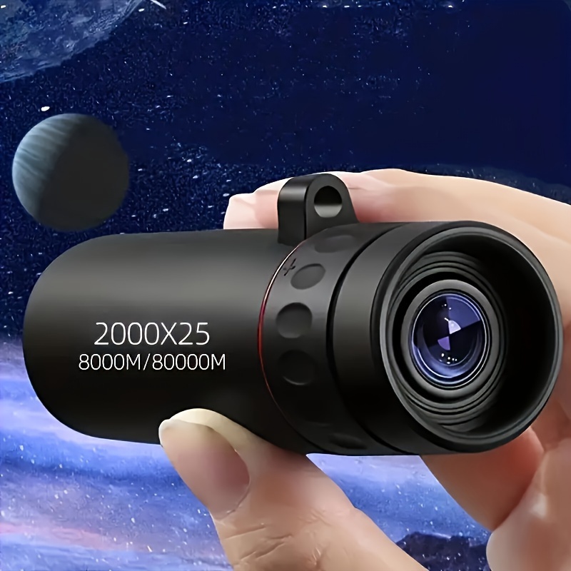 Likron Watches Compact Portable Monocular Telescope with Phone Clip Ideal for Bird Watching