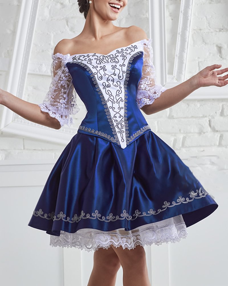 Versatile Elegant Print Women's Dress