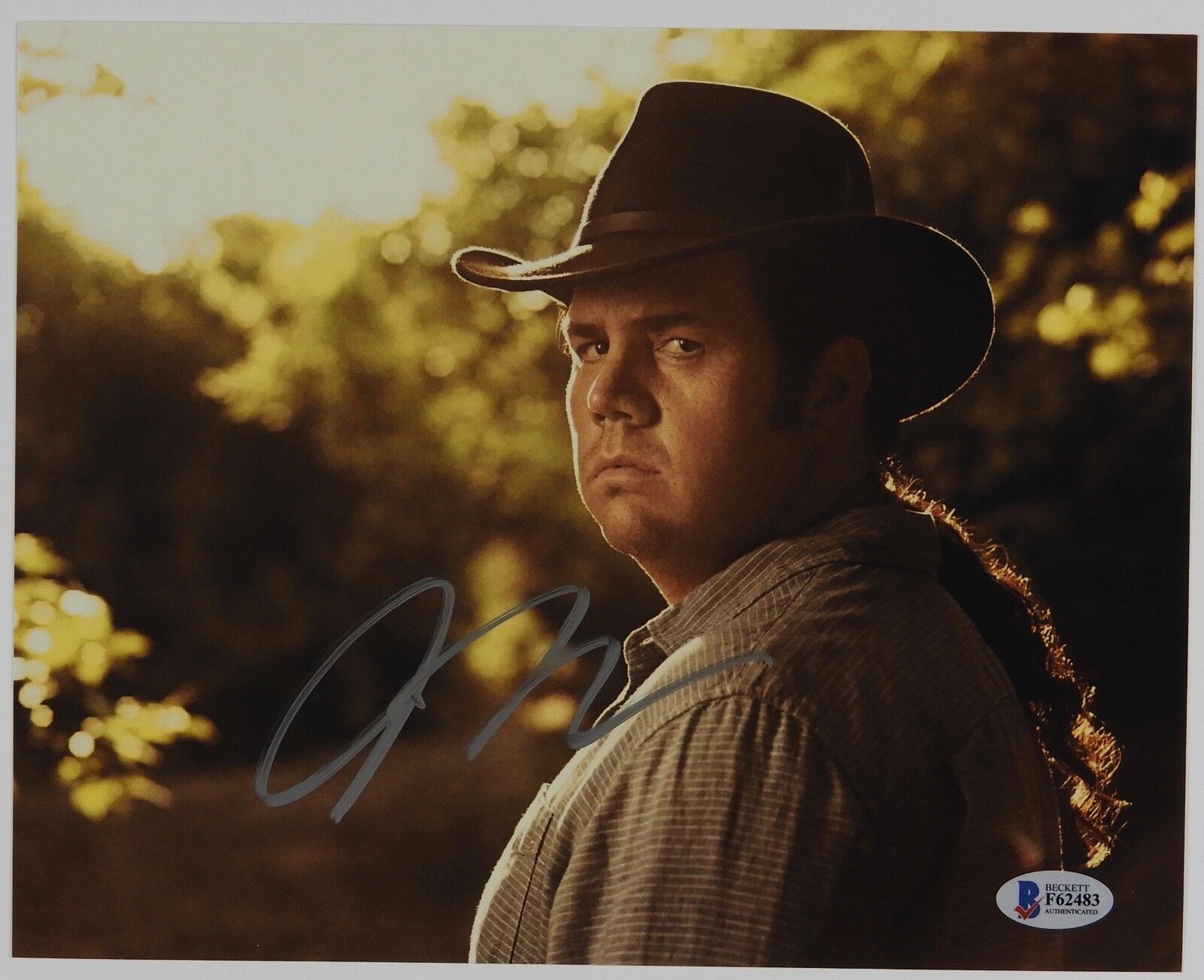 Josh McDermitt Eugene Walking Dead Autograph Signed Photo Poster painting Beckett BAS 8 x 10