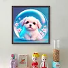 >SALE<Full Embroidery Eco-cotton Thread 11CT Printed Zodiac Dog Cross Stitch 40x40cm