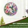 Special Shaped Diamond Painting Kit 25cm Hummingbird Acrylic Pendant