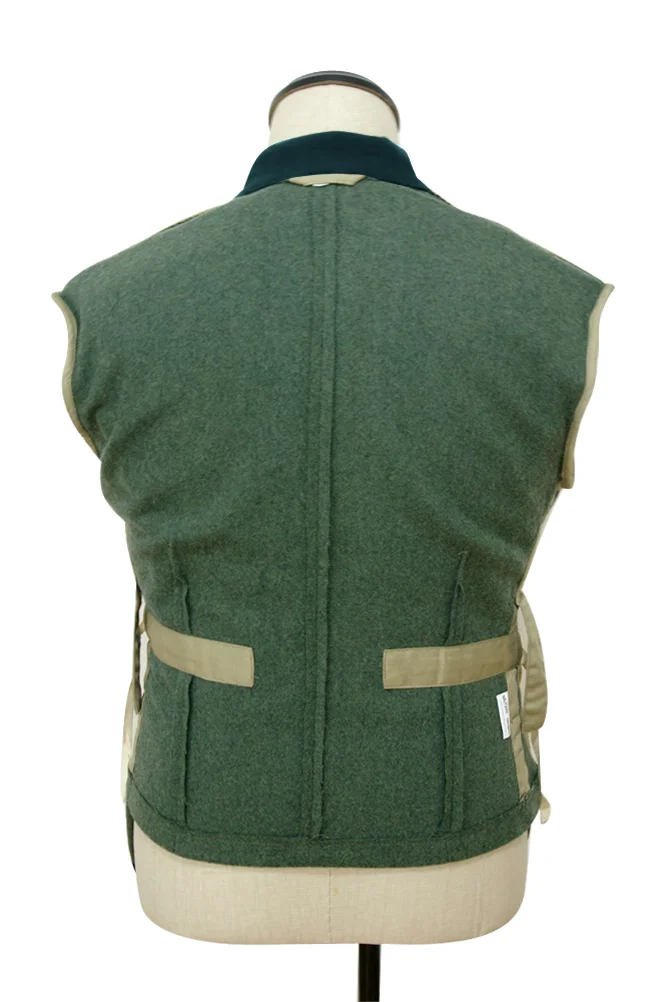   Wehrmacht German Assault Gunner Field Wool Deep Green Collar Wrap Jacket German-Uniform