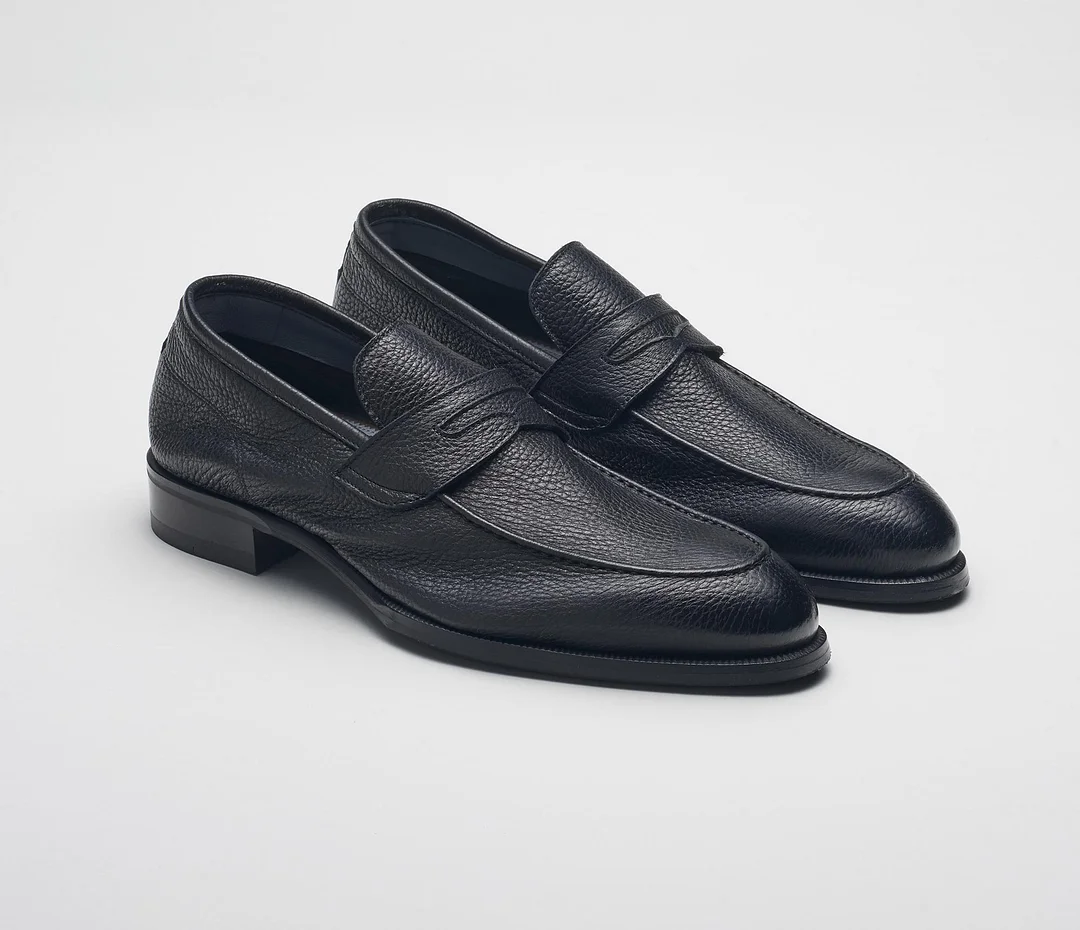 The Brera Cervo Men's Loafers Black