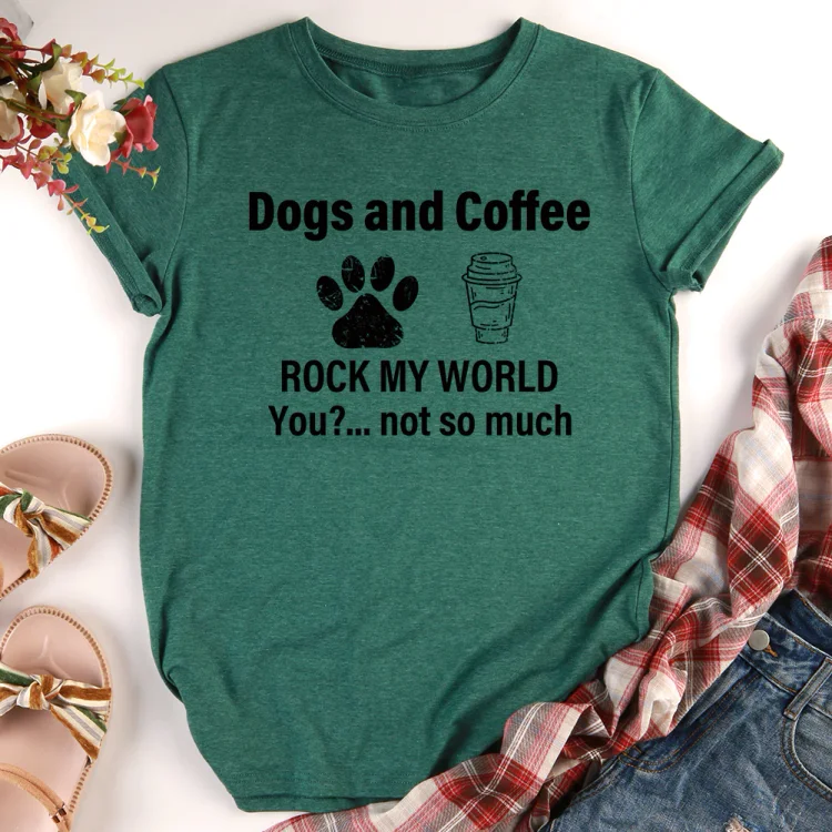 Dogs  and coffee T-Shirt-013191-CB