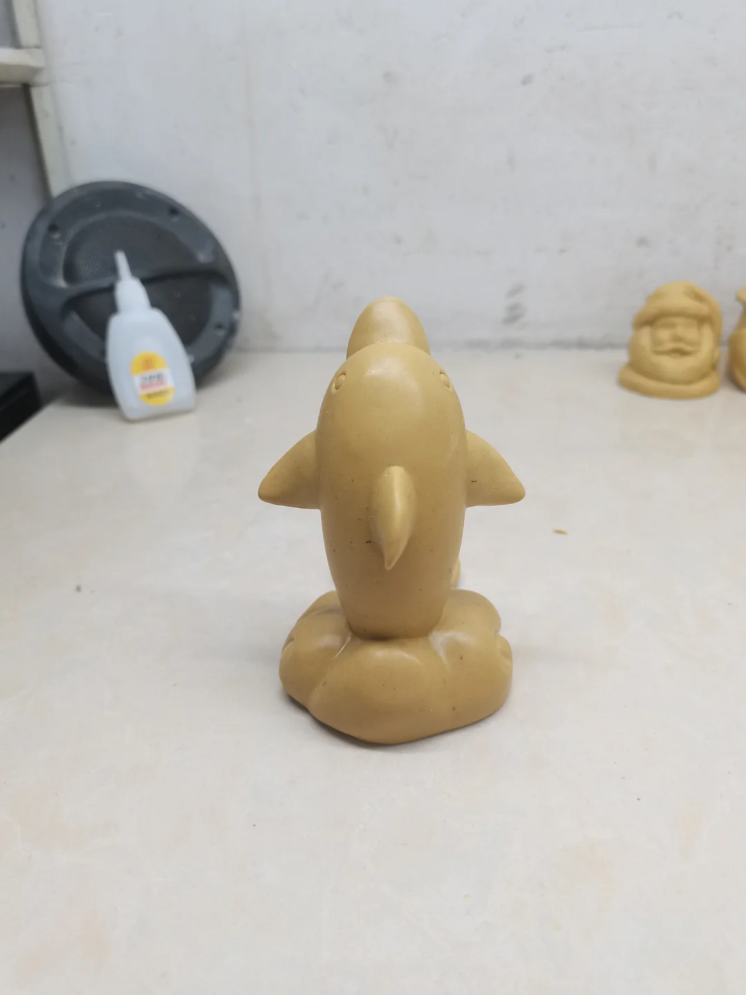 [Earlybird Price] 2 Dolphins leaping above the waves Porcelain Toilet Bolt Covers