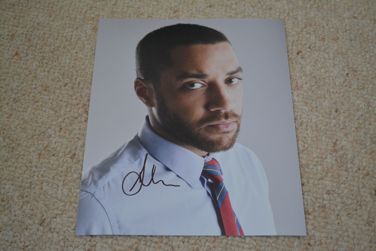 SAMUEL ANDERSON signed autograph 8x10 20x25 cm In Person DOCTOR WHO