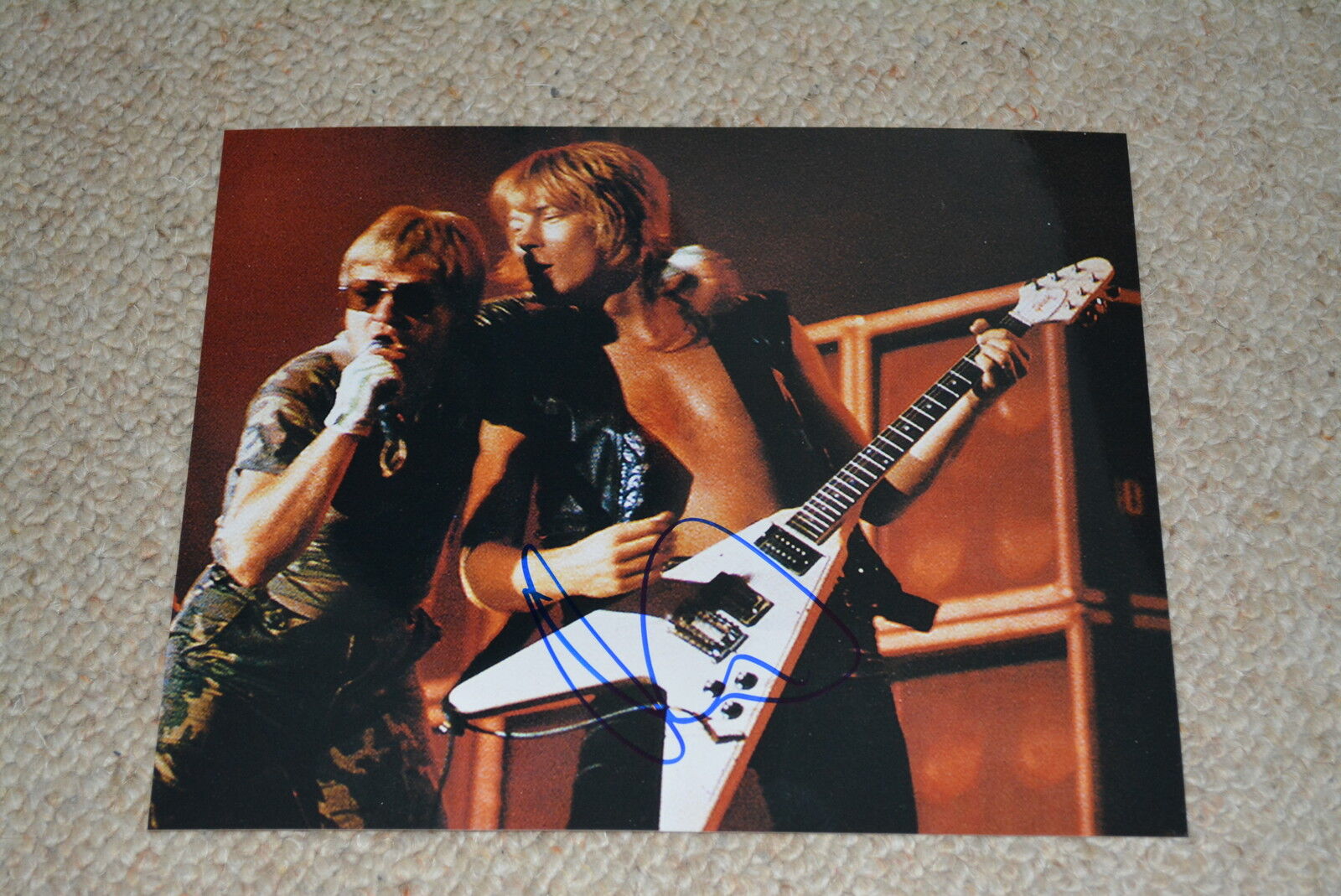 U.D.O. signed autograph In Person 8x10 (20x25 cm) UDO DIRKSCHNEIDER ACCEPT