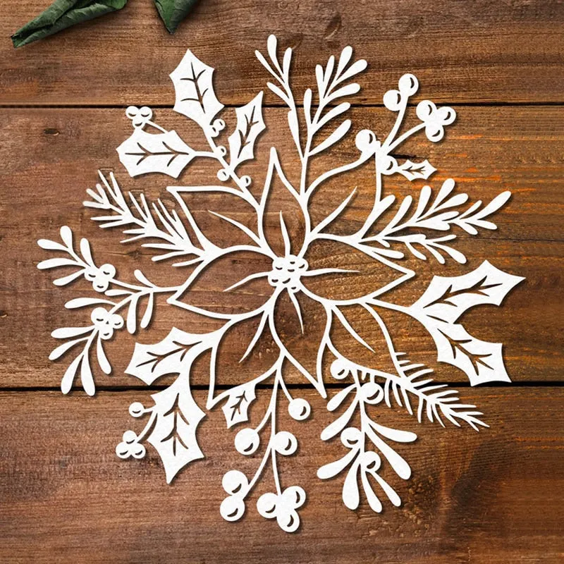 Flowers and Leaves Metal Cutting Dies For DIY Scrapbook Cutting Die Paper Card Embossed Decorative Craft Die Cut New Arrival