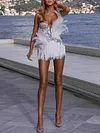 Gorgeous Embellished Sequined Asymmetric Mini Dress