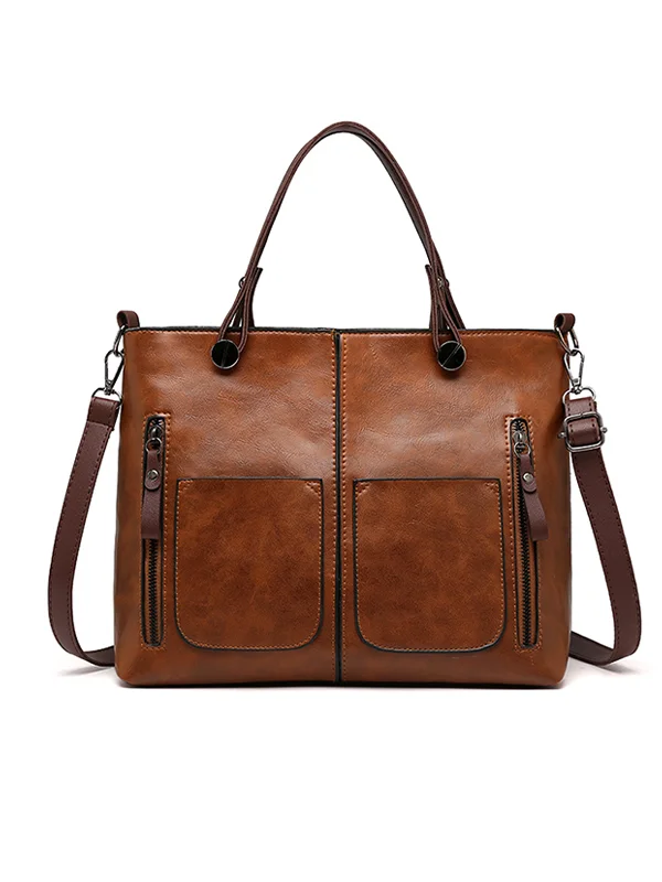 Ladies Vintage Leather Shoulder Bag