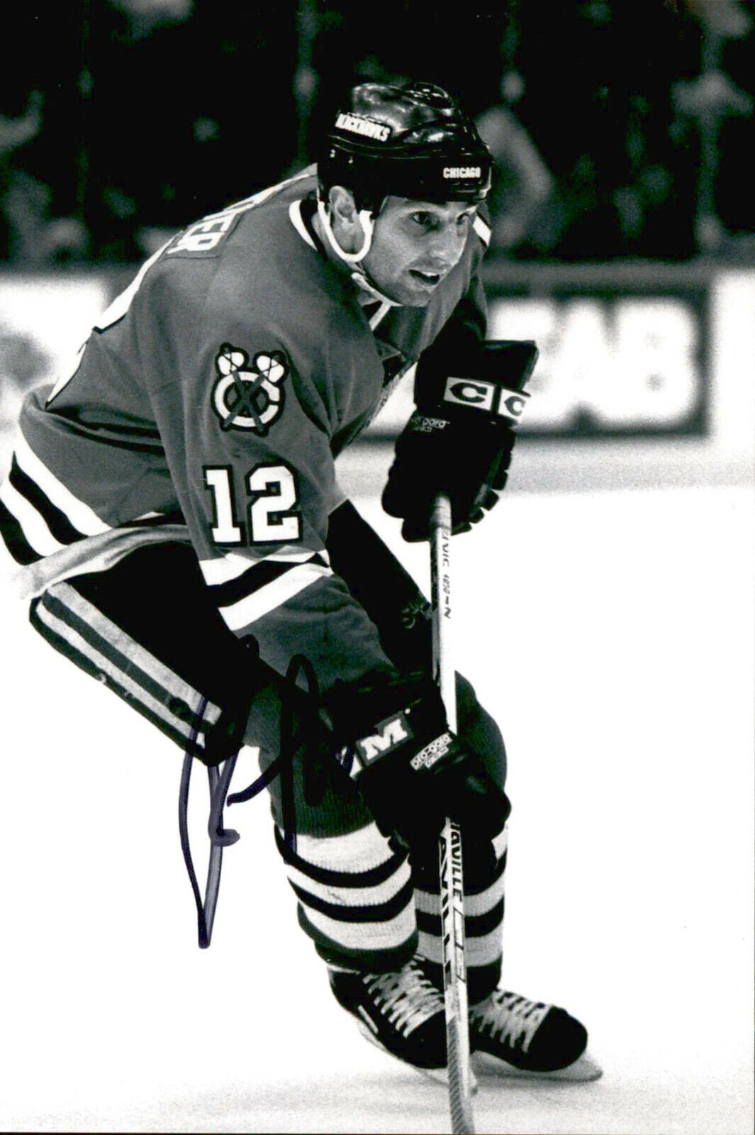 Brent Sutter SIGNED autographed 4x6 Photo Poster painting CHICAGO BLACKHAWKS