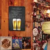 Bi&egrave;re - Panneaux en &eacute;tain m&eacute;tallique(20*30cm/30*40cm) - Bi&egrave;re