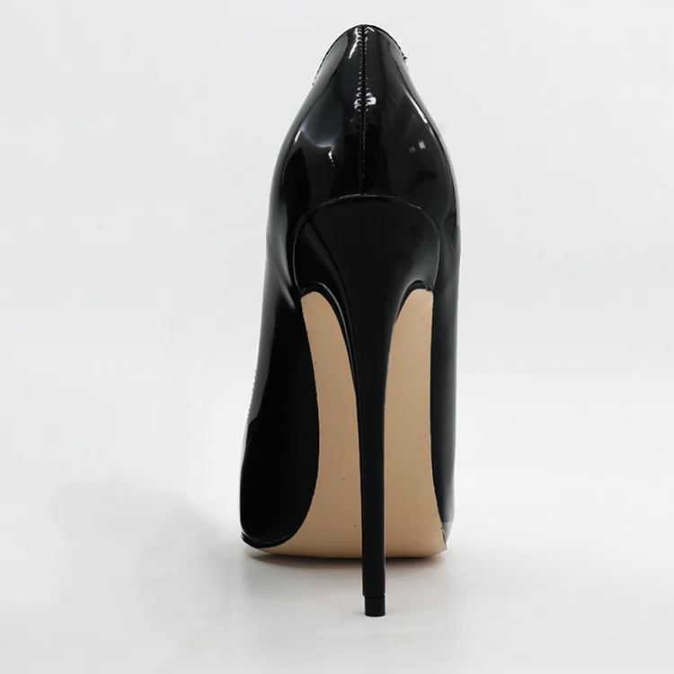 120mm Women's High Heels for Party Wedding Black Suede Pumps