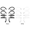 Silicone Ear Hooks for Samsung Galaxy Buds 4 Pro/buds 4 Anti-Lost Ear Hooks with Anti-lost Strap Lanyard Comfortable Anti-fall Ear Hook