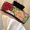 Rose DIY Diamond Painting Claw Clips for Adults Beginners Diamond Art Western Hair Clips Anti-Slip Design for Women Long Short Hairstyle Jewelry Supplies