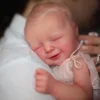 17" Sleeping Newborn Girl Handmade Soft Cloth Body Reborn Baby Doll Tarolina - RBBI-Myrebornbabydoll® Myrebornbabydoll®