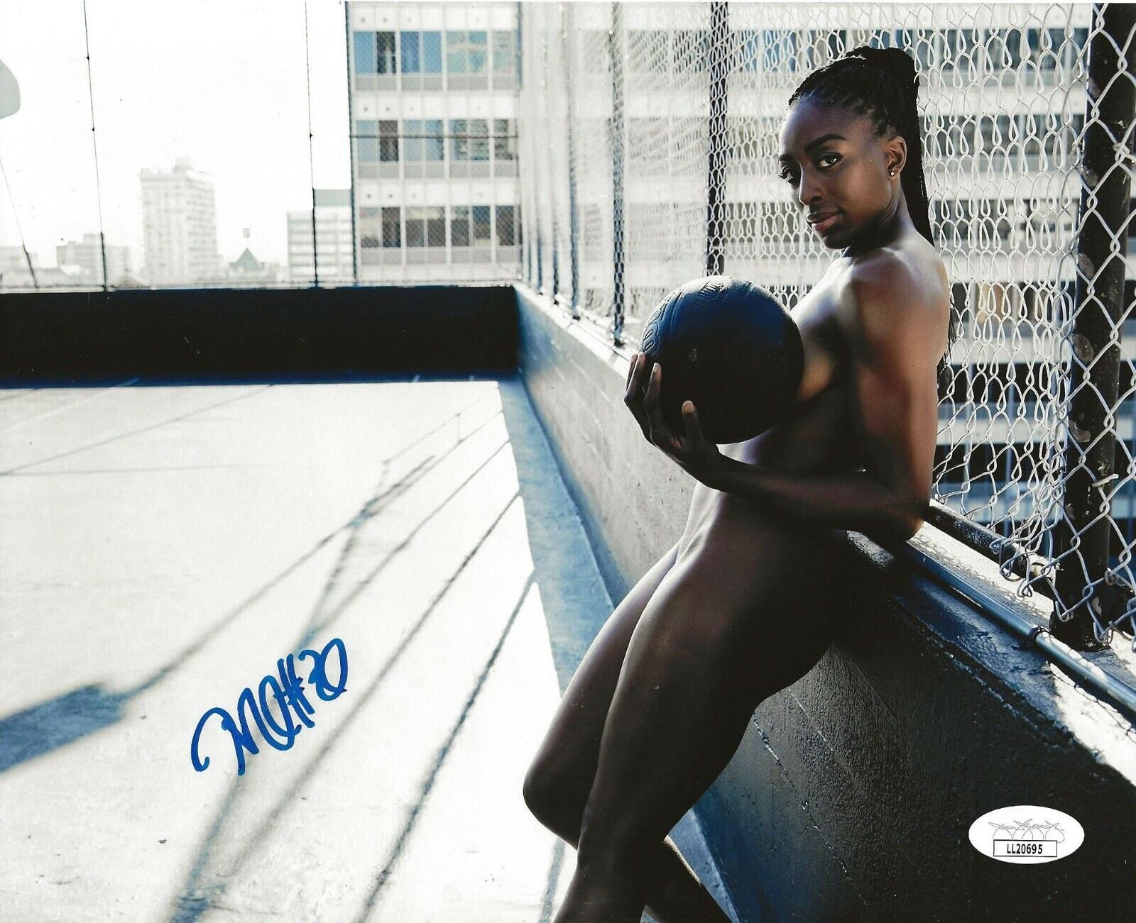 Nneka Ogwumike Los Angeles Sparks signed Body Issue 8x10 Photo Poster painting autographed JSA