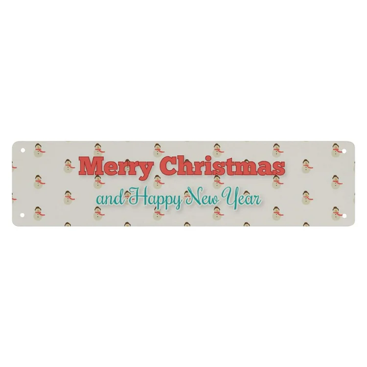 Signage Merry Christmas, New Year, Snowman   customized, personalized, gift