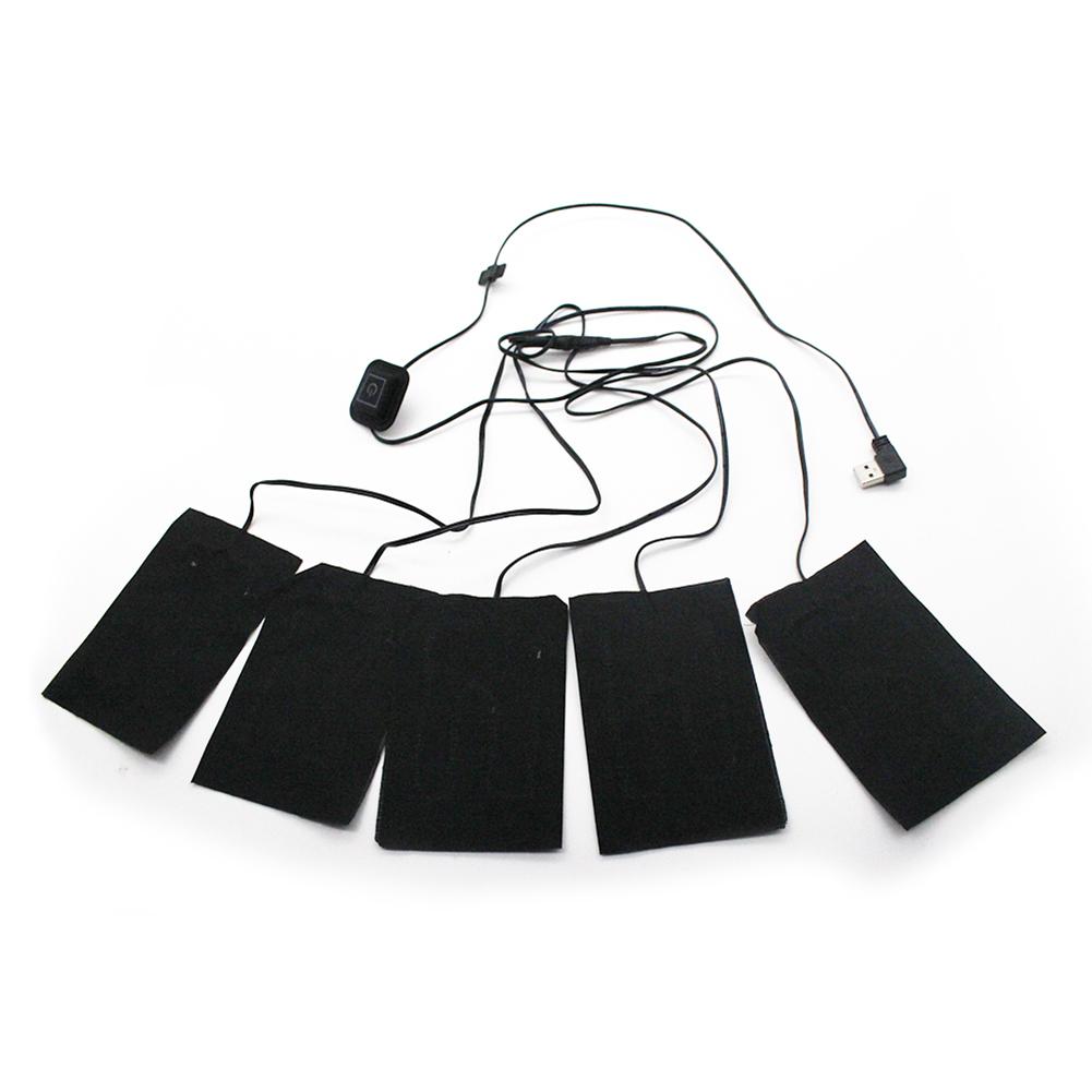 

5V USB Electric Heated Vest Heating Pads for DIY Heated Clothing (5 in 1), 501 Original