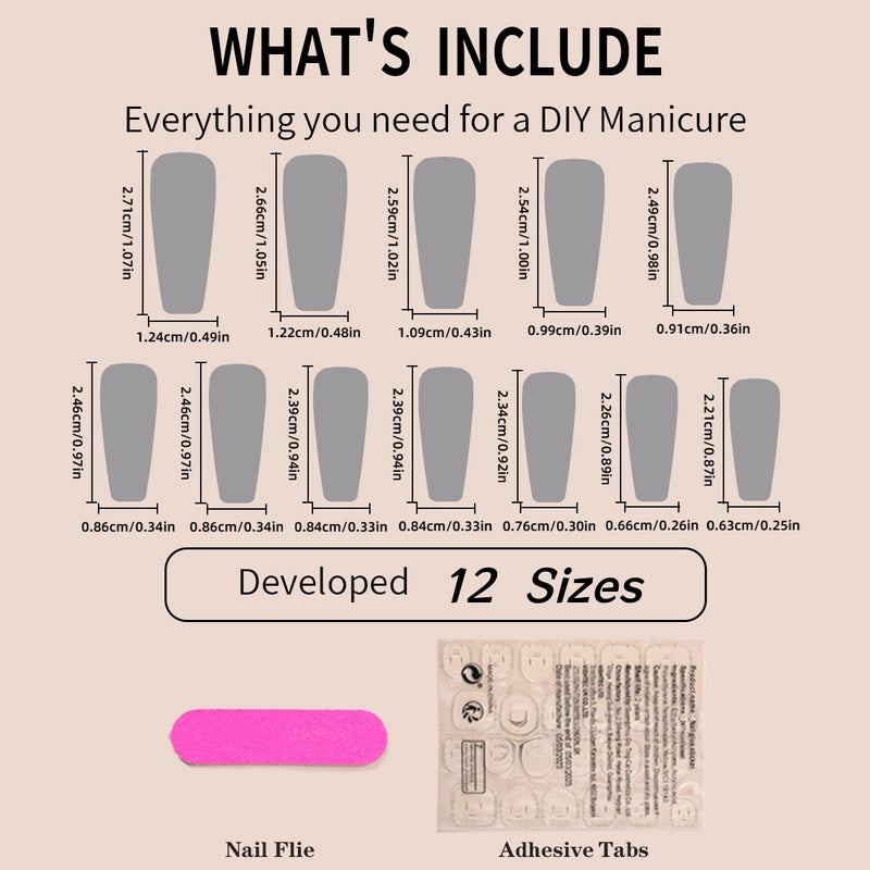 Halloween Cool Style Blood Stains ABS Press-on Nails 1 Set