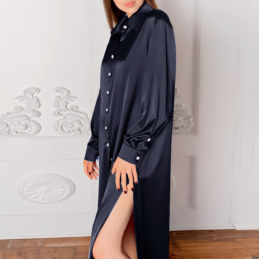 Personnalisé-22 MOMME Kimono en soie style chemisier plusieurs couleurs- SOIE PLUS