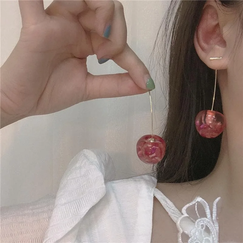 Cute Cherry Earrings SP15071