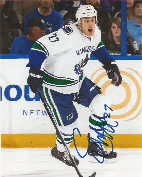 Vancouver Canucks Shawn Matthias Signed Autographed 8x10 Photo Poster painting COA C