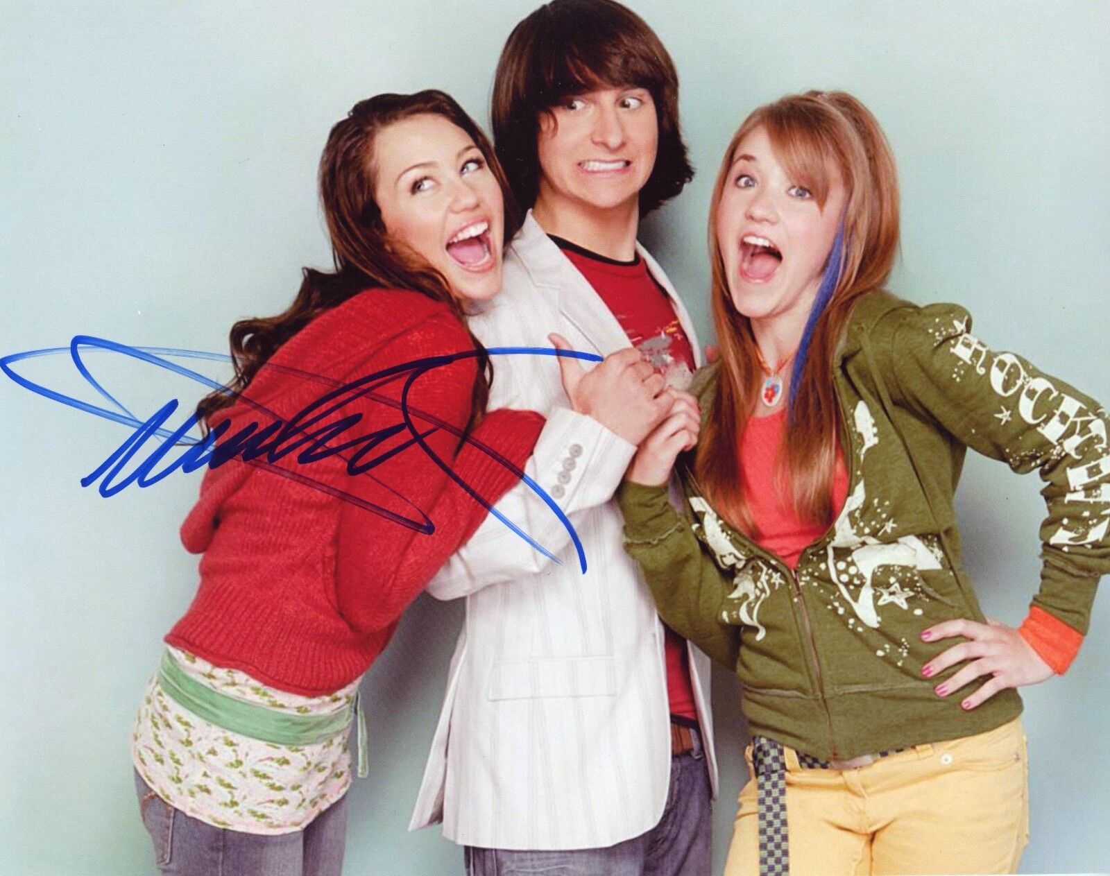 ~~ MITCHEL MUSSO Authentic Hand-Signed Oliver - HANNAH MONTANA
