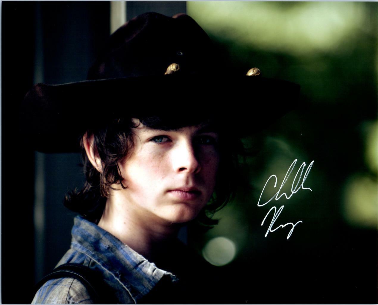 Chandler Riggs autographed 8x10 Photo Poster painting signed Picture Very Nice and COA