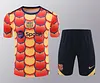 2024/2025 Barcelona pre-match training Yellow-Red Shirt+Shorts 1:1 Thai Quality
