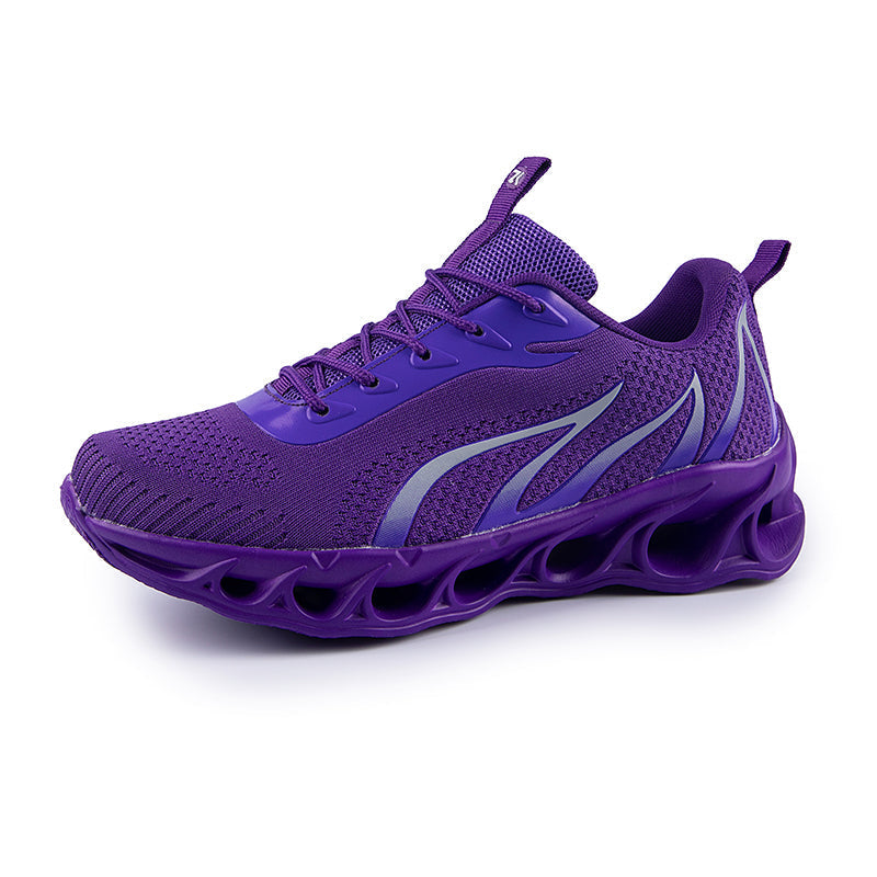 Softsfeel Women's Relieve Foot Pain Perfect Walking Shoes - Purple