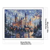 Hogwarts Castle Full Stamped Cross Stitch Kit 14CT 2-Strand Egyptian Cotton 100x80cm tapestrymarket