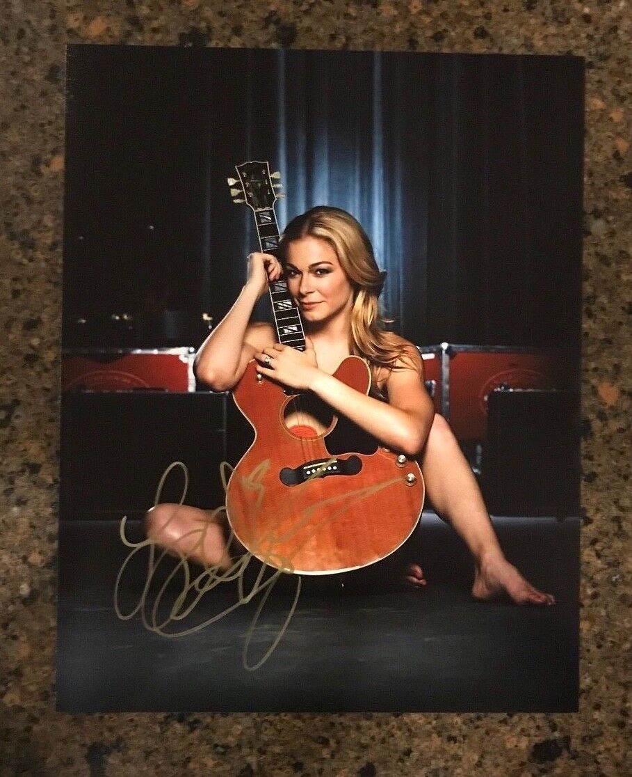 * LEANN RIMES * signed autographed 11x14 Photo Poster painting * HOW DO I LOVE * BLUE * SEXY * 2