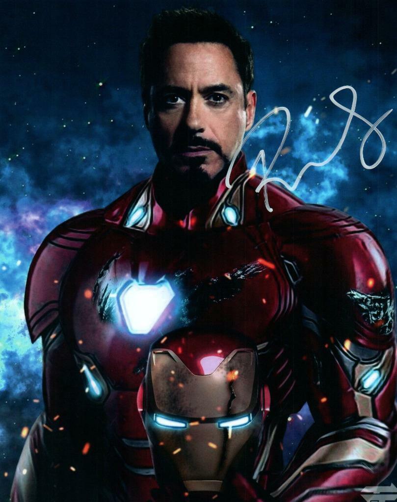 ROBERT DOWNEY JR. Ironman autographed 8x10 Picture signed Photo Poster painting and COA