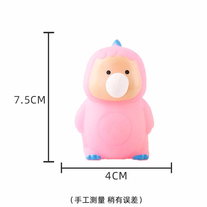 Squishy Toy Christmas Animal Santa Claus Snowman PVC TPR Toys