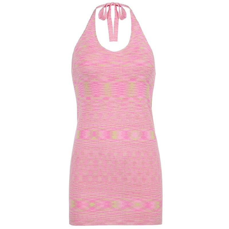 HALTERNECK BODYDON DRESS August Lemonade August Lemonade