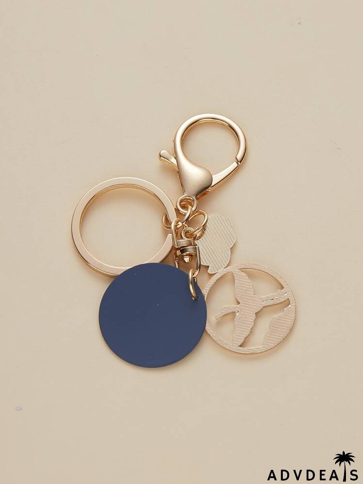 Crane Charm Keychain