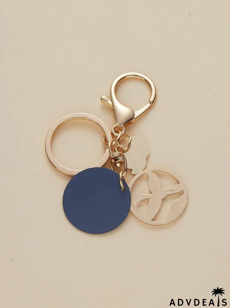 Crane Charm Keychain