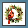 Diamond Painting-DIY Full Round Drill Cardinal on a Branch(40*40cm)