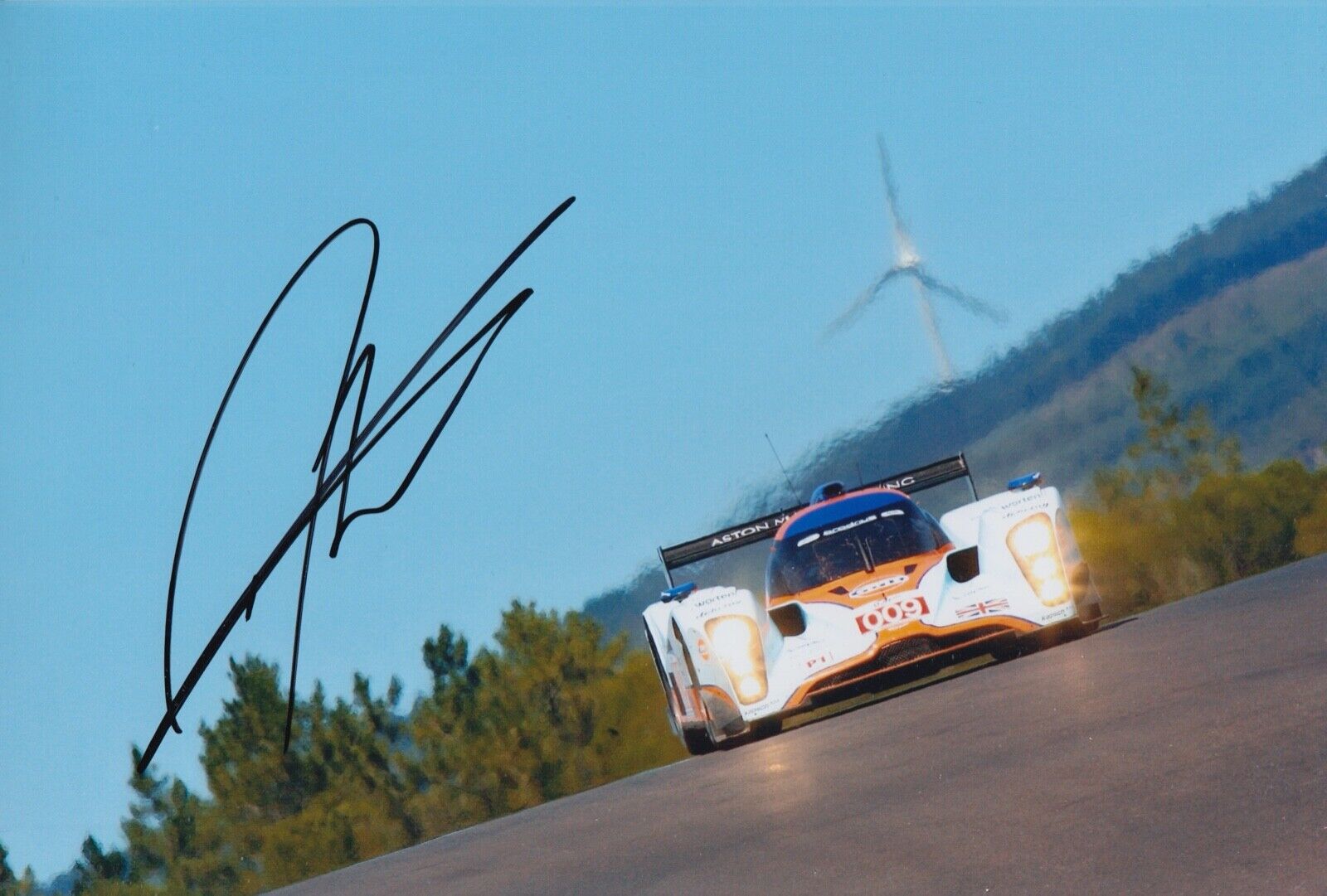 Darren Turner Hand Signed 12x8 Photo Poster painting Le Mans Autograph Aston Martin 11