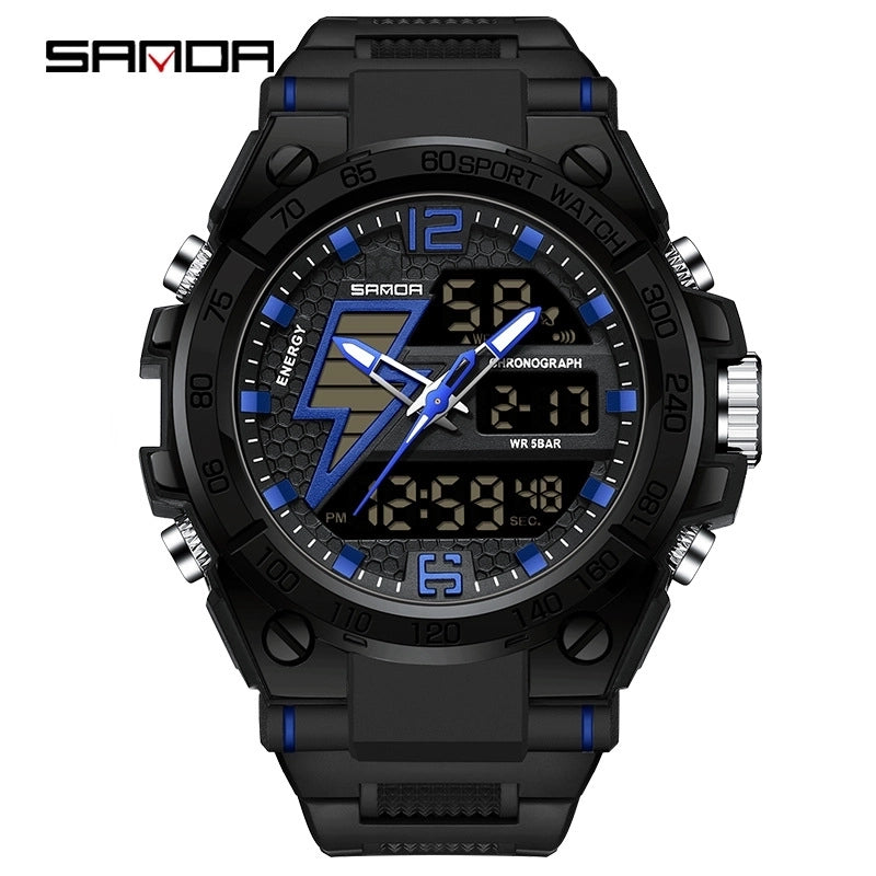 Modern Style Solid Color Electronic Men’s Watches